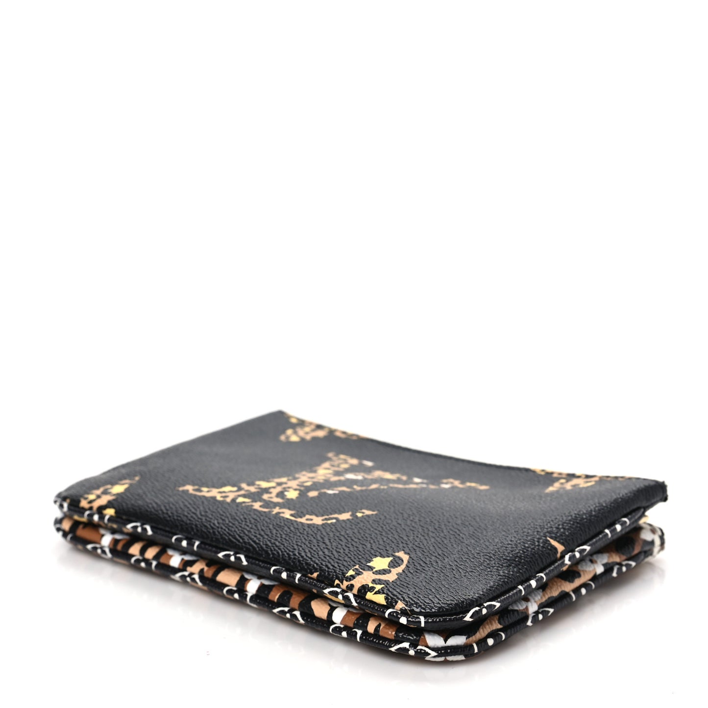 Monogram Giant Jungle Pochette Double Zip Black