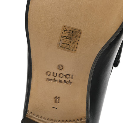 Gucci Agnello Plonge Granada Kid Mens Zumi Loafers 11 Black 8 of 11
