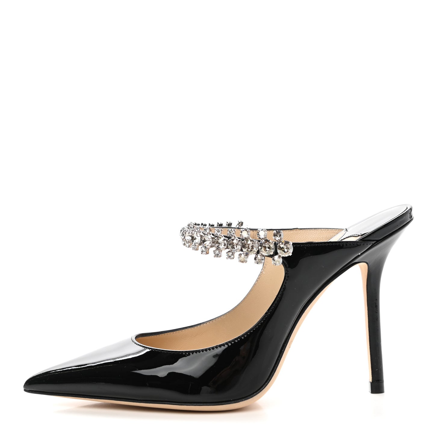 Patent Crystal Bing 100 Pumps 35 Black