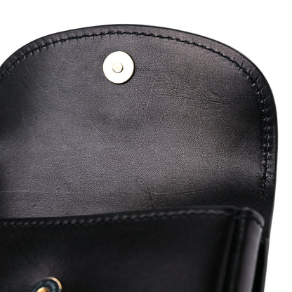 Saint Laurent Smooth Calfskin Mini Classic Monogram Kaia Belt Black 9 of 15