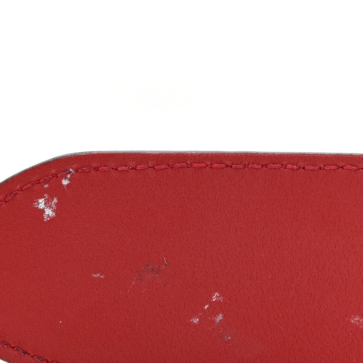 Plutone Calfskin Double G 40mm Belt 95 38 Rosso