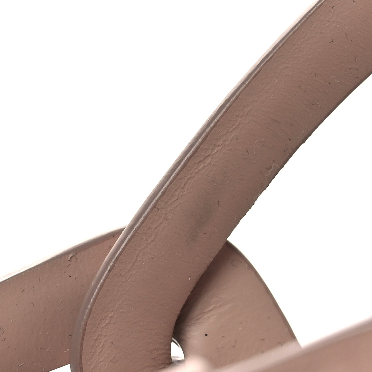 Calfskin Tribute 105 Platform Sandals 37 Nude