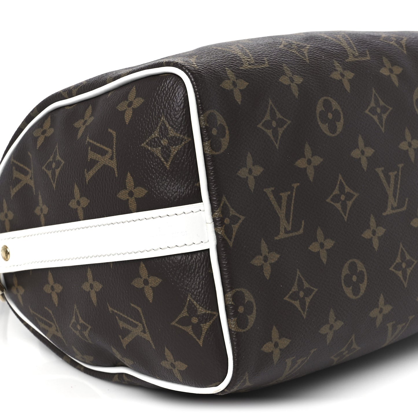 Monogram LV Match Speedy Bandouliere 25 White