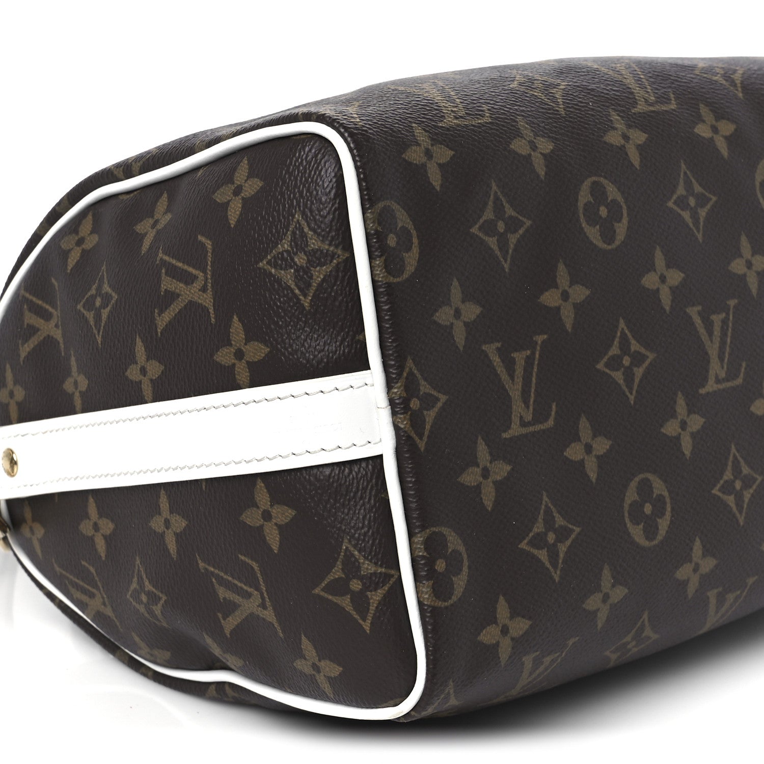 Louis Vuitton Monogram LV Match Speedy Bandouliere 25 White 8 of 9