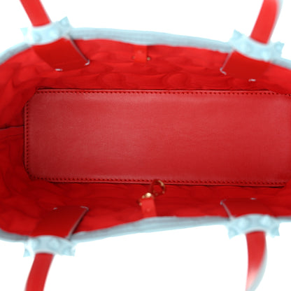 Christian Louboutin Nappa Embossed Mini East West Cabata Tote Mineral 5 of 11