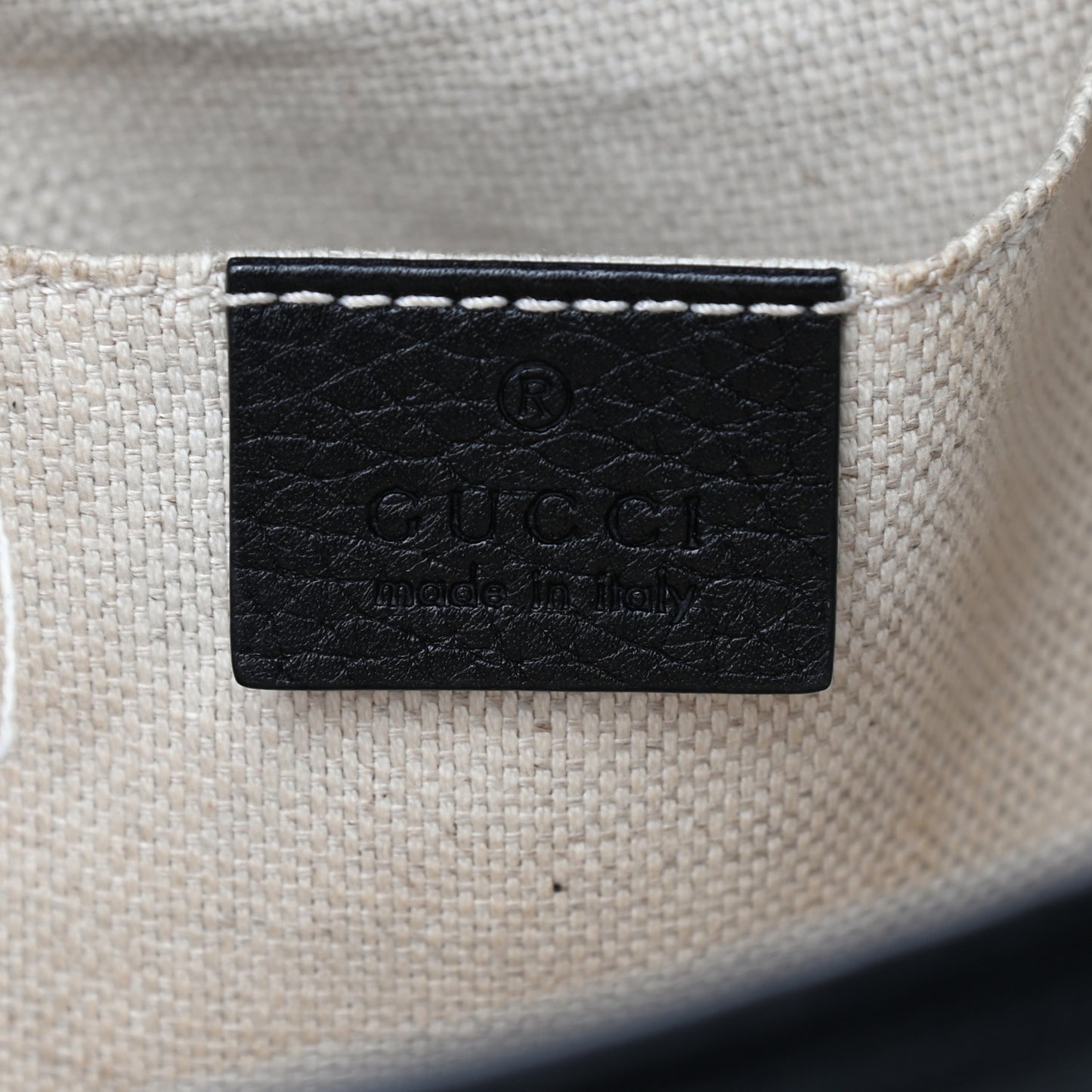 Pebbled Calfskin Small Soho Disco Bag Black