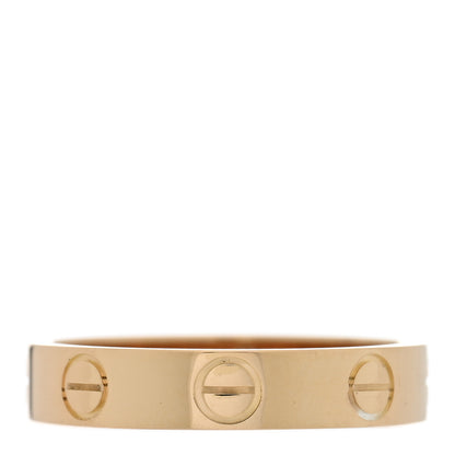 Cartier 18K Yellow Gold 3.5mm LOVE Wedding Band Ring 49 5 1 of 5
