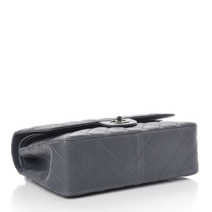 Chanel Caviar Quilted Jumbo Double Flap Dark Grey 4 of 10