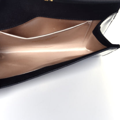 Saint Laurent Patent Y-Mail Clutch Black 5 of 8
