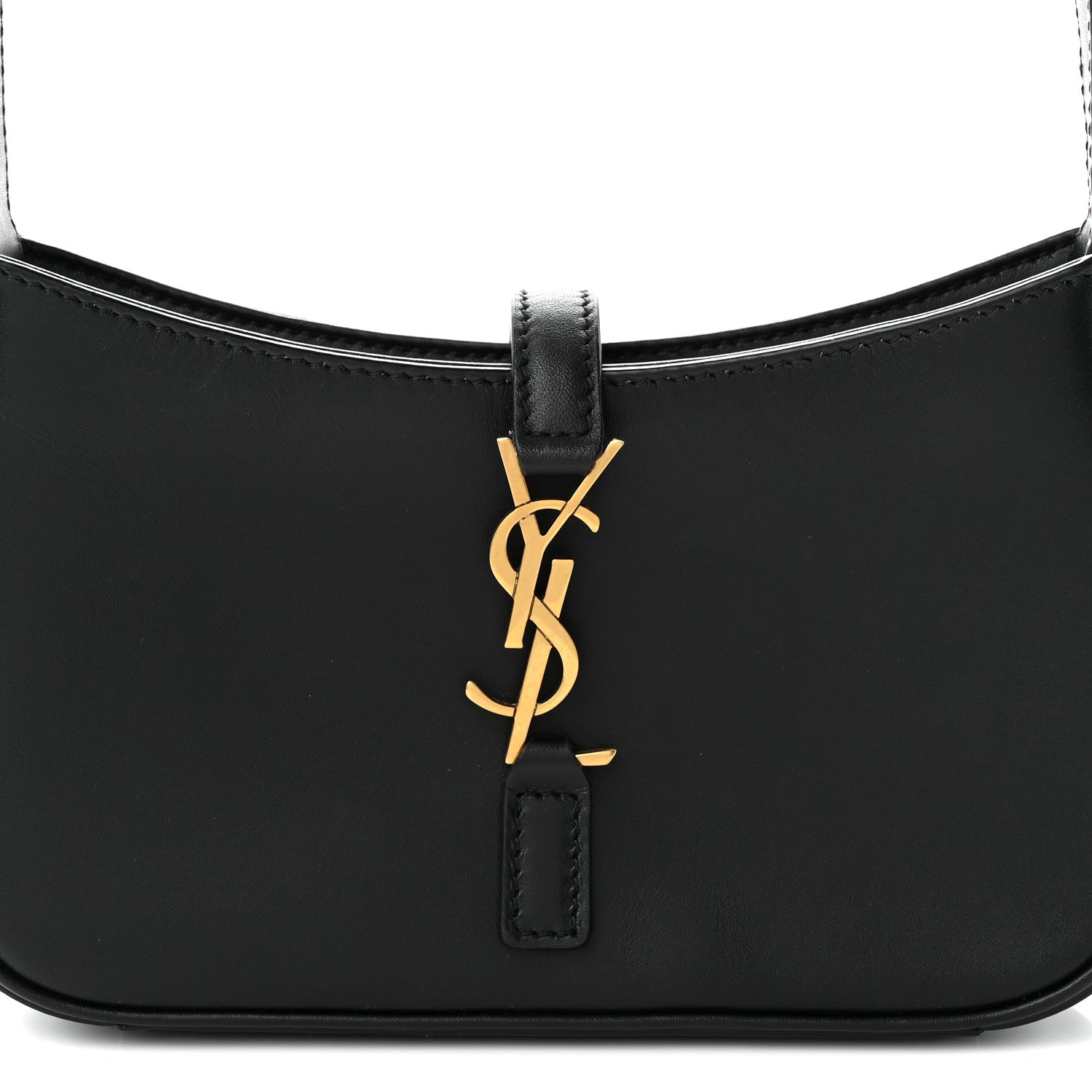 Saint Laurent Smooth Calfskin Le 5 A 7 Mini Hobo Black 8 of 11