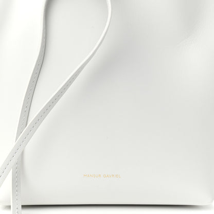 Mansur Gavriel Calfskin Mini Bucket Bag White 7 of 10