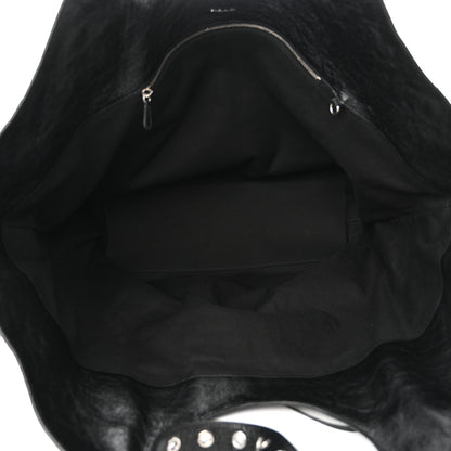 Balenciaga Agneau Arena Large Le Cagole Carry All Bag Black 6 of 11
