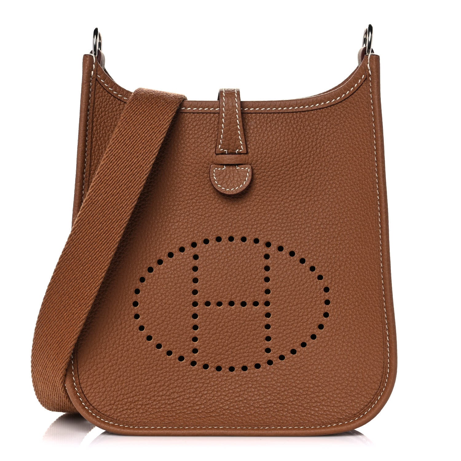 Hermes Taurillon Clemence Evelyne TPM Gold 1 of 10