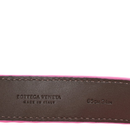 Bottega Veneta Nappa Intrecciato Belt 85 34 Pink 3 of 6