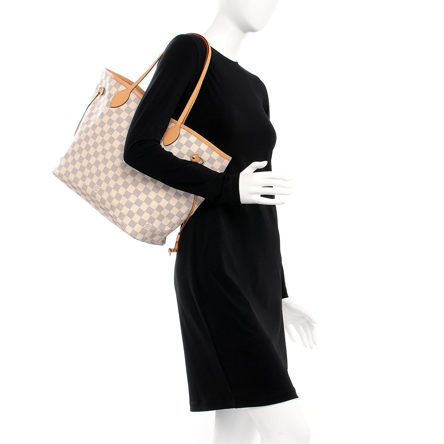 Louis Vuitton Damier Azur Neo Neverfull MM 2 of 8