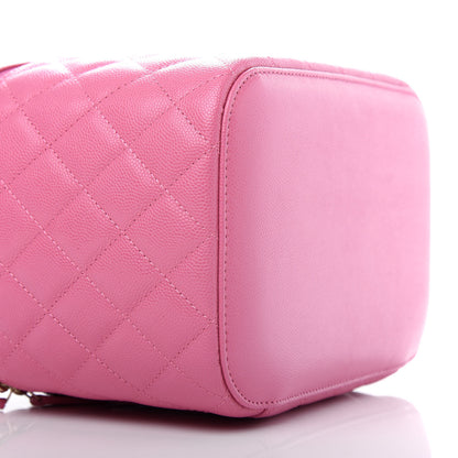 Chanel Caviar Quilted Large Vanity Pouch Pink 5 of 10