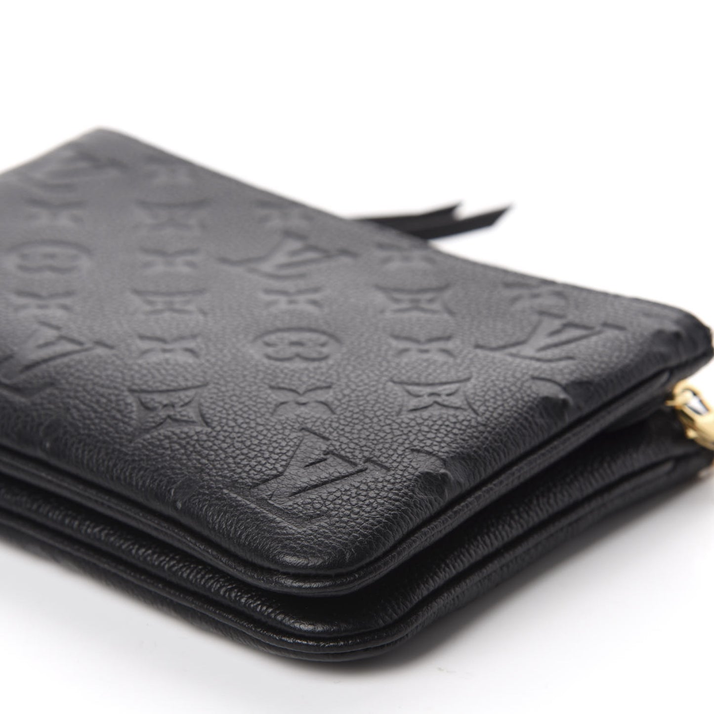 Empreinte Double Zip Pochette Black