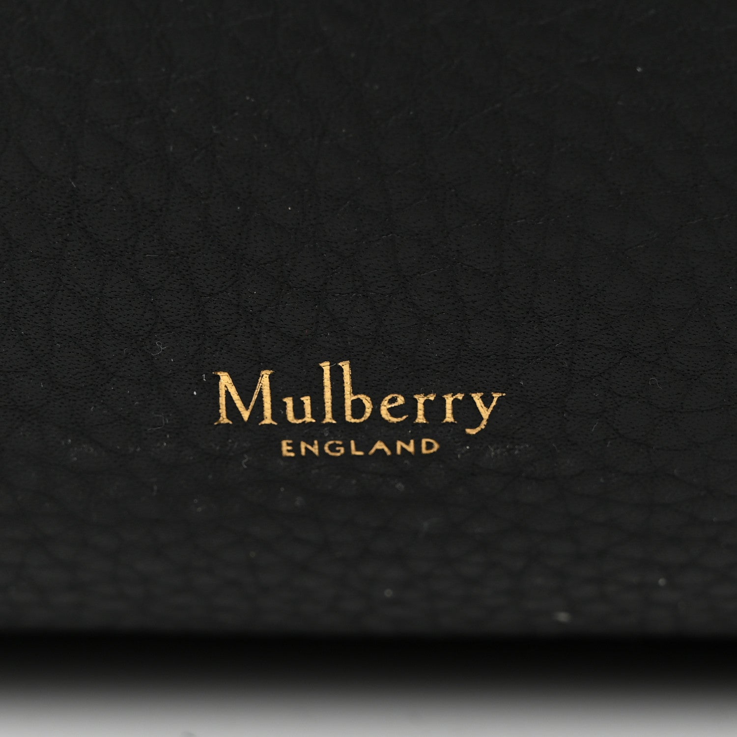 Mulberry Heavy Grain Iris Tote Black 7 of 10