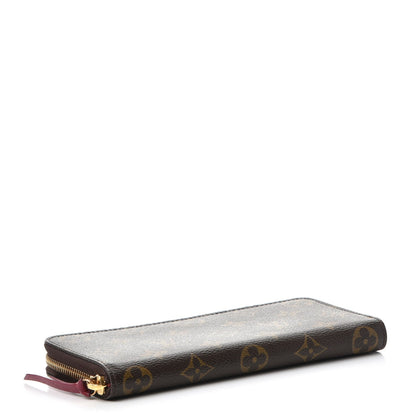 Louis Vuitton Monogram Clemence Wallet Fuchsia 4 of 8