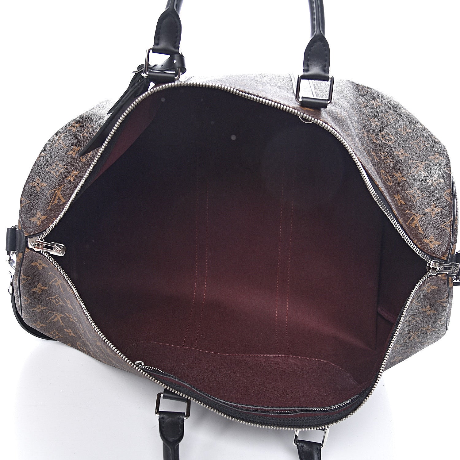 Louis Vuitton Monogram Macassar Keepall Bandouliere 55 5 of 12