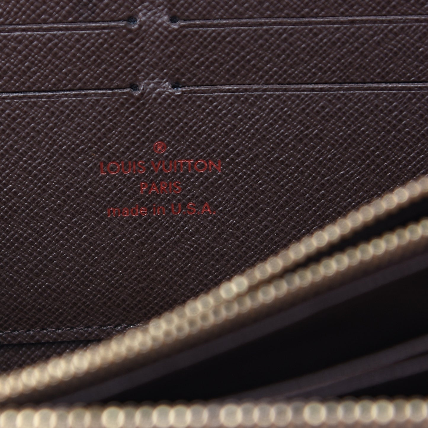 Damier Ebene Zippy Wallet