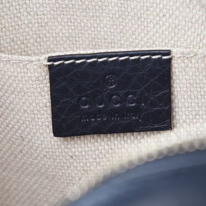Gucci Pebbled Calfskin Small Soho Disco Bag Blue 6 of 7