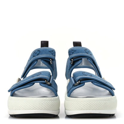 Louis Vuitton Monogram Denim LV Archlight Sandal 35.5 Denim Blue 3 of 11