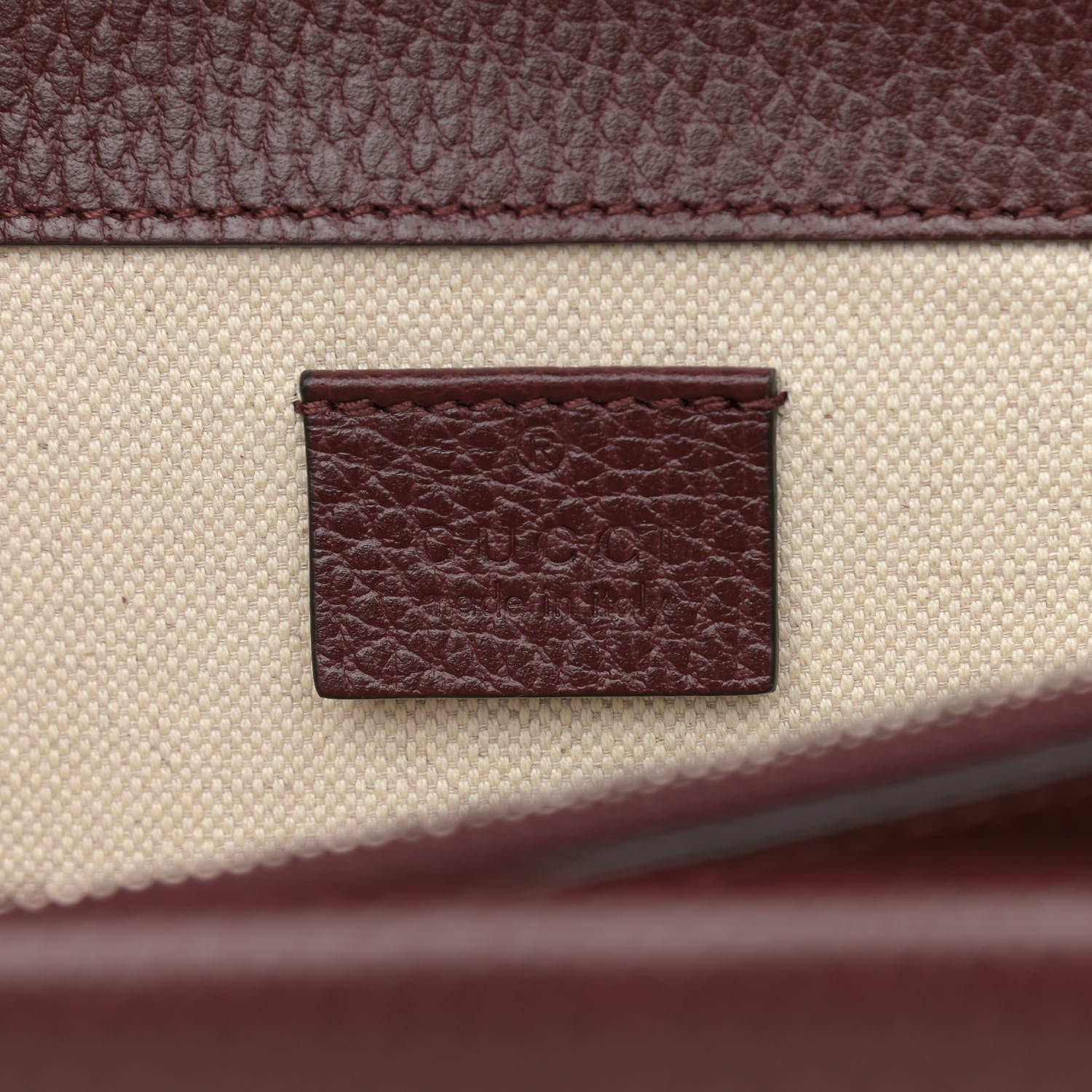 Gucci Dollar Calfskin Crystal Small Dionysus Shoulder Bag Vintage Bordeaux 6 of 10