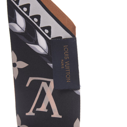 Louis Vuitton Silk Monogram LV Crafty Bi Color BB Bandeau Caramel Black 2 of 4