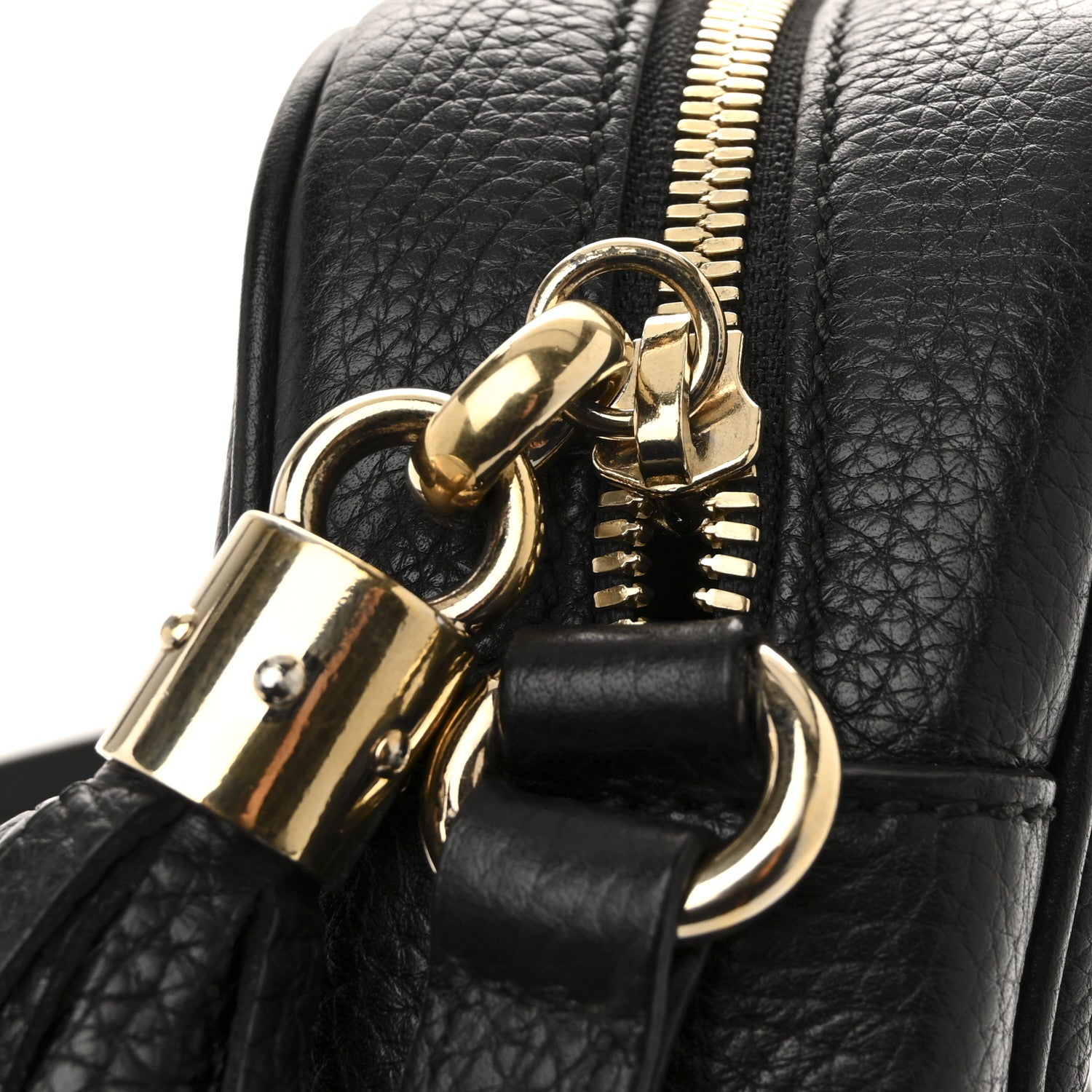 Gucci Pebbled Calfskin Small Soho Disco Bag Black 11 of 13