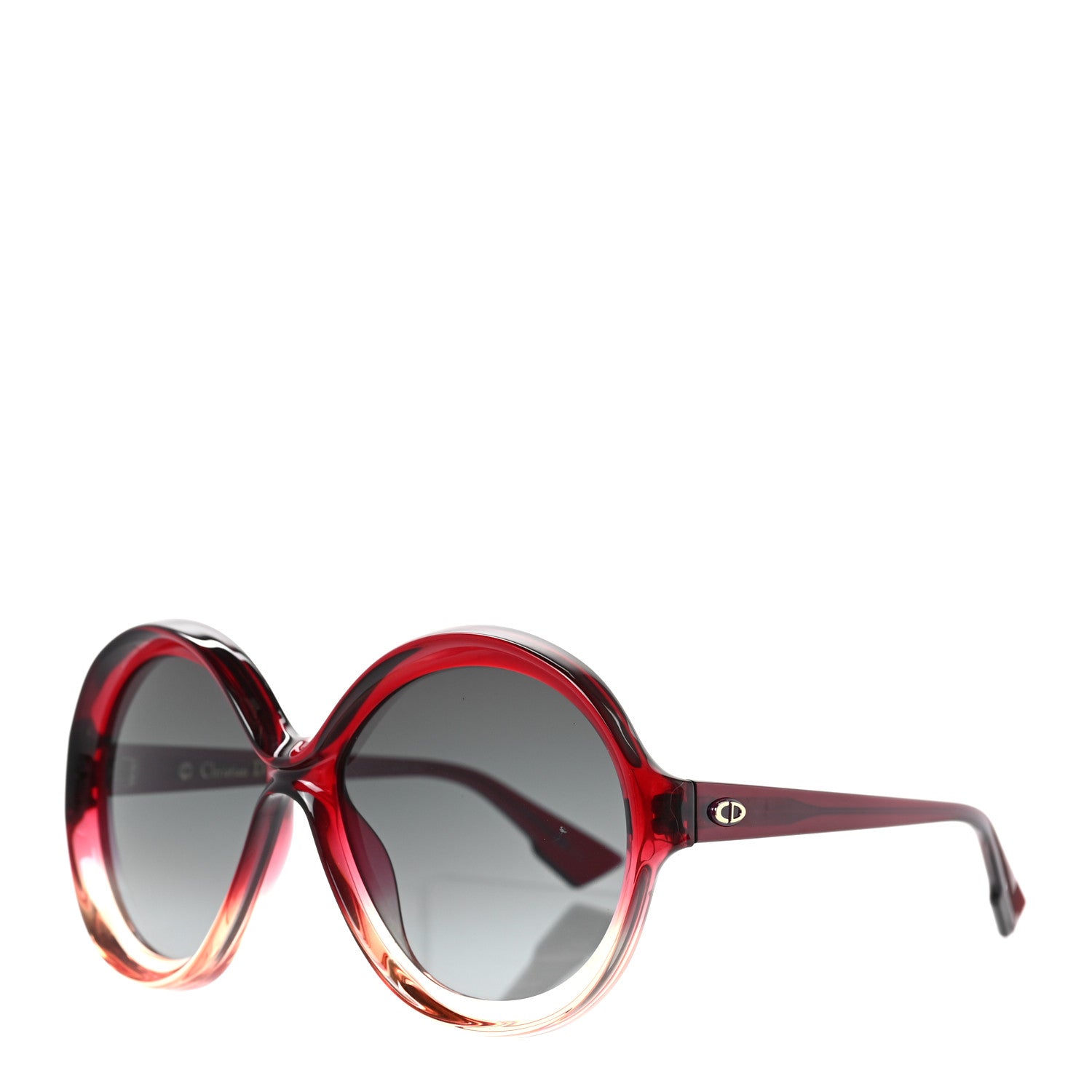 Christian Dior Acetate Bianca Sunglasses Burgundy Pink 1 of 7