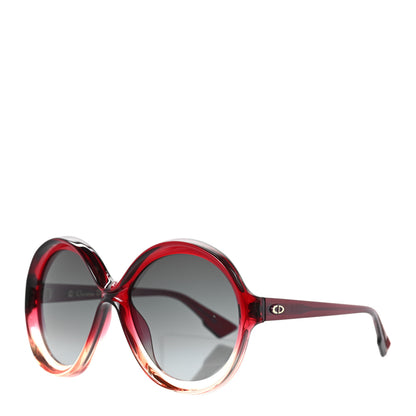 Christian Dior Acetate Bianca Sunglasses Burgundy Pink 1 of 7