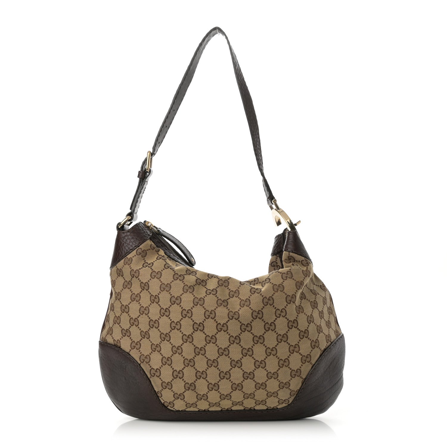 Gucci Monogram Medium Charlotte Hobo Brown 1 of 18