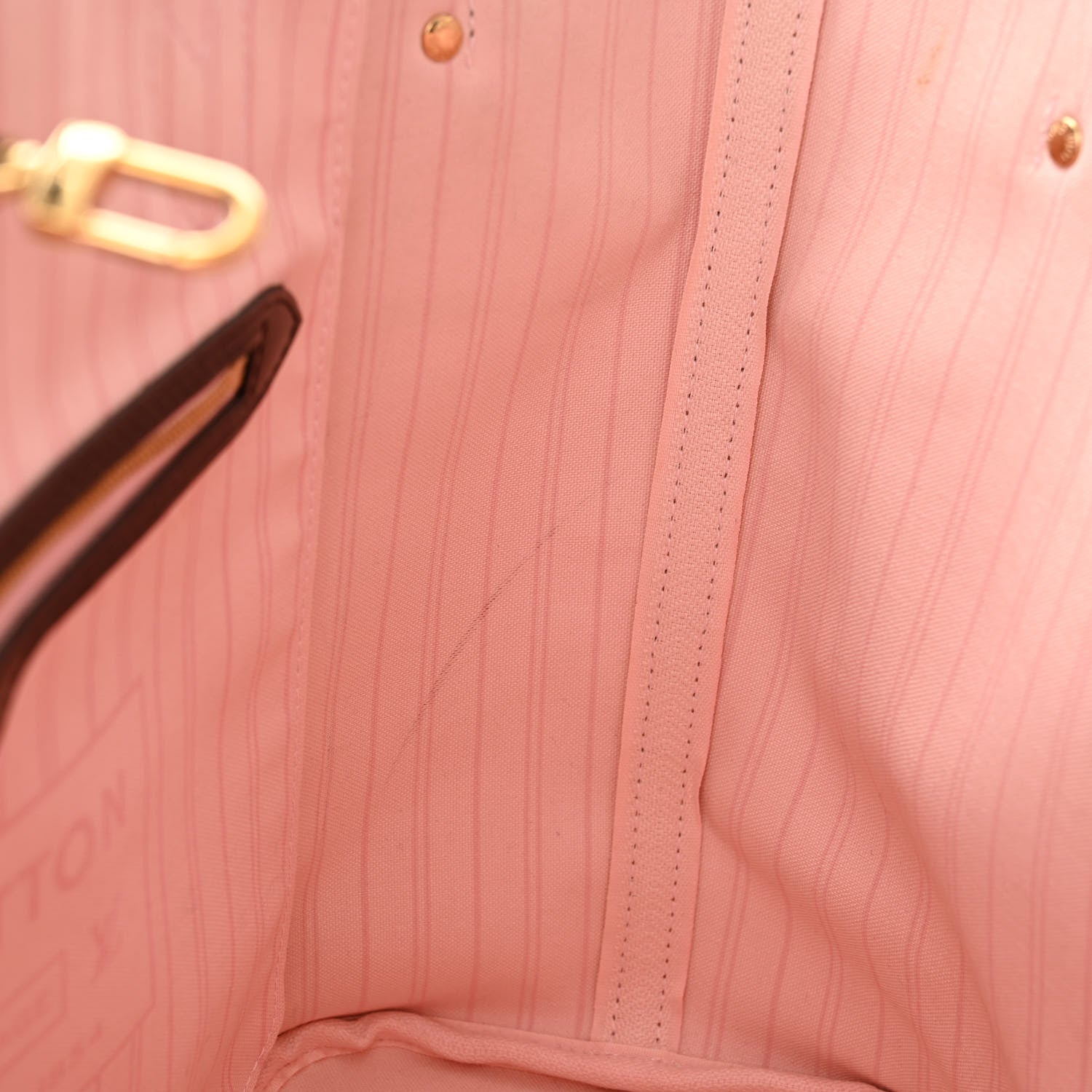 Louis Vuitton Damier Ebene Neo Neverfull MM Rose Ballerine 13 of 14
