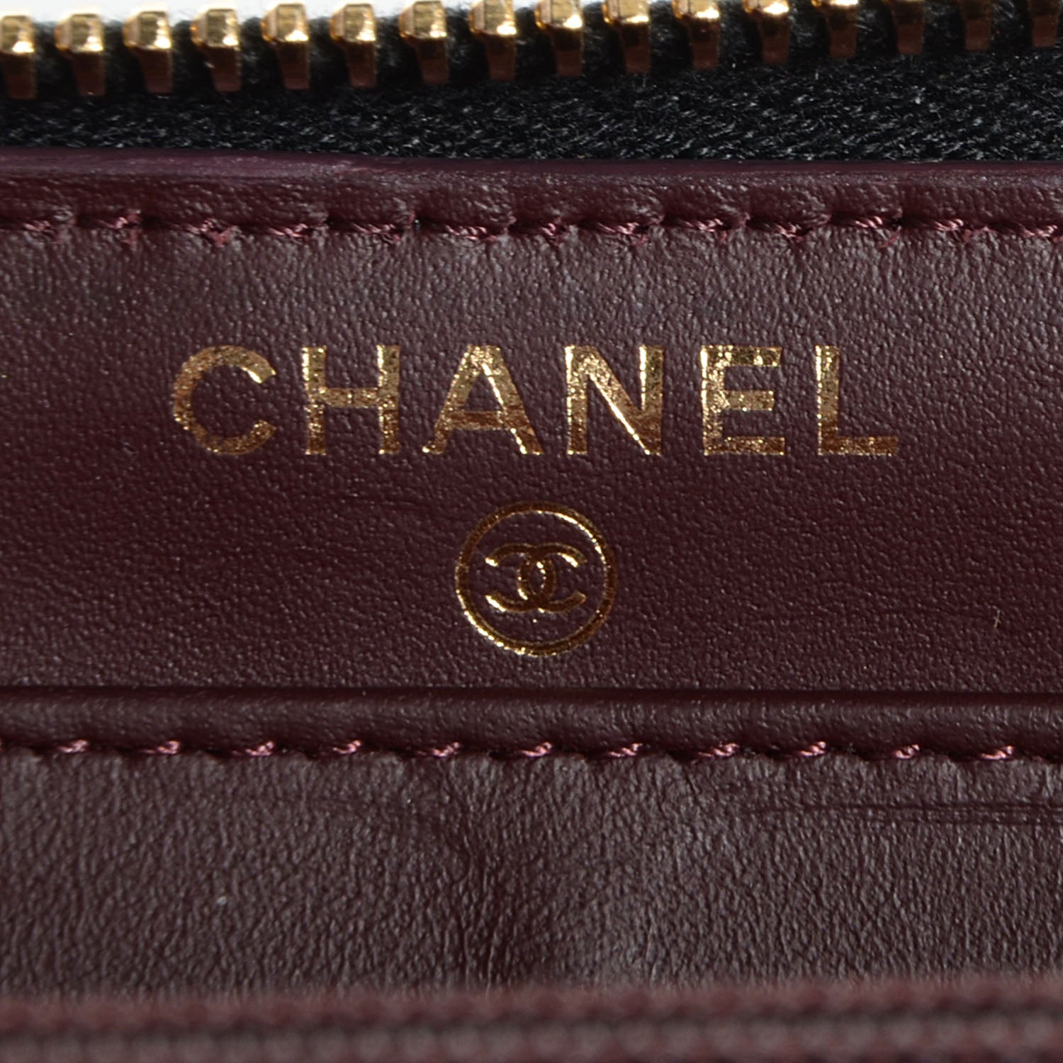 Chanel Caviar Quilted Zip Around Wallet Black 7 of 8