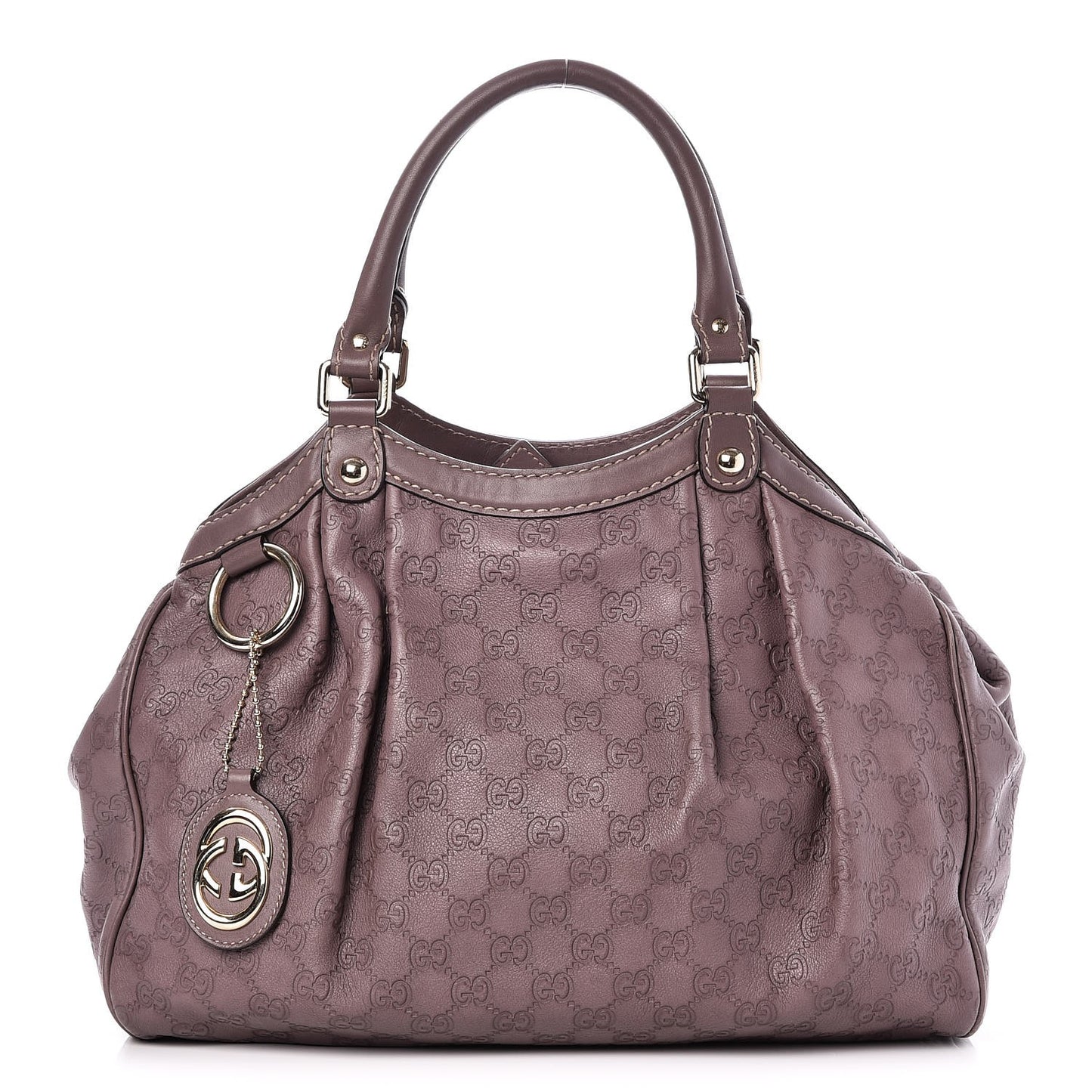 Guccissima Signature Medium Sukey Tote New Mauve
