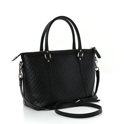 Gucci Soft Microguccissima Small Zippered Satchel Black 2 of 4