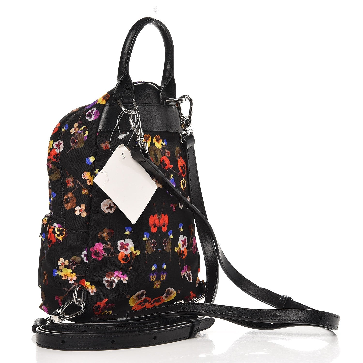 Givenchy Tech Twill Nylon Pansy Print Nano Backpack Multicolor 3 of 8
