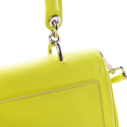 Christian Dior Smooth Calfskin Mini Be Dior Flap Vert Acide 10 of 13