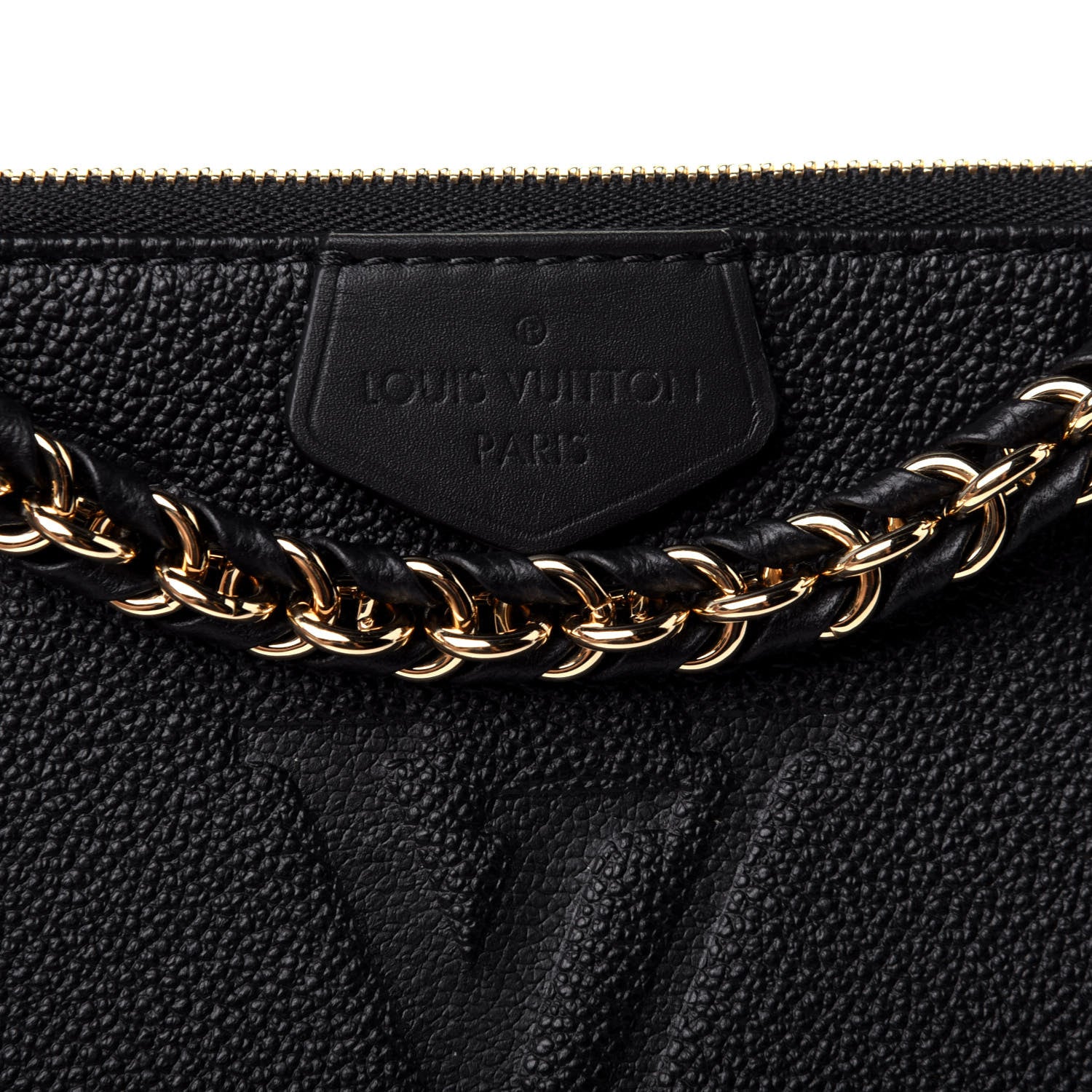 Louis Vuitton Empreinte Monogram Giant Multi Pochette Accessories Large Pochette Black 5 of 5