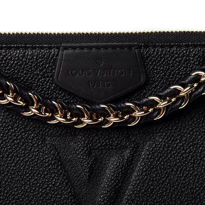 Louis Vuitton Empreinte Monogram Giant Multi Pochette Accessories Large Pochette Black 5 of 5