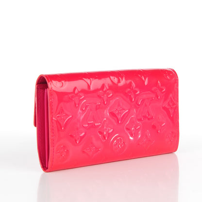 Louis Vuitton Vernis Sarah Wallet Rose Pop 4 of 10
