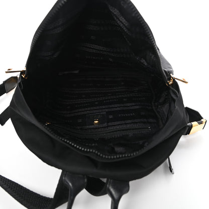 Versace Nylon Goatskin Studded Palazzo Medusa Backpack Black 5 of 10