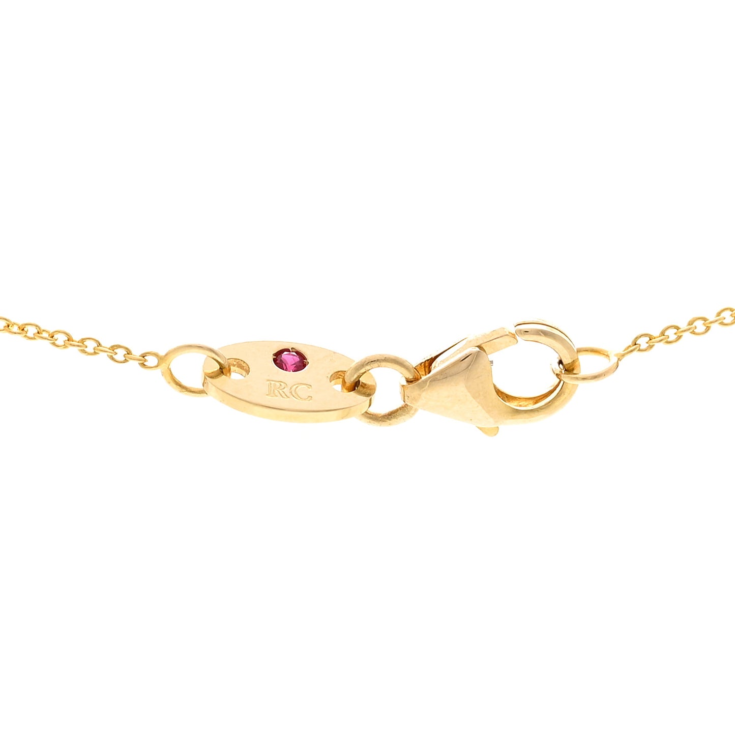 18K Yellow Gold Diamond .60ctw Diamonds By The Inch Y Necklace
