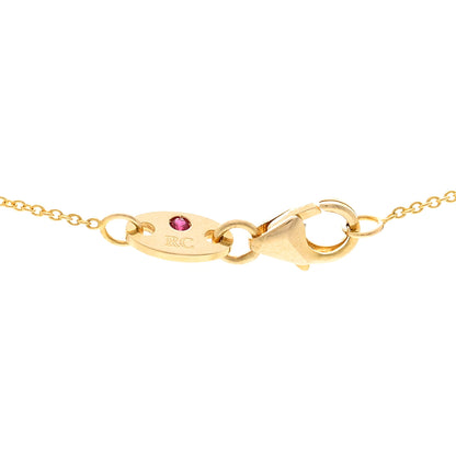 Roberto Coin 18K Yellow Gold Diamond .60ctw Diamonds By The Inch Y Necklace 4 of 4