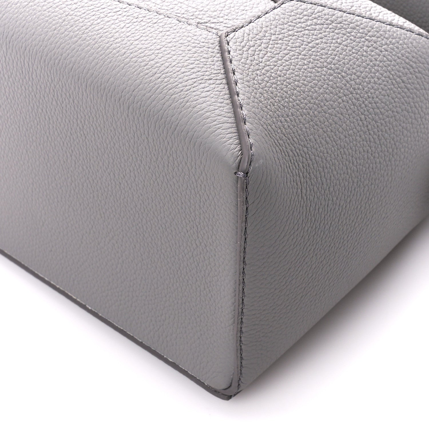 Loewe Soft Grained Calfskin Small Puzzle Edge Bag Pearl Grey 10 of 10