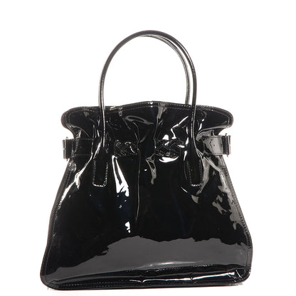 Valentino Garavani Patent Belted Histoire Tote Black 1 of 8