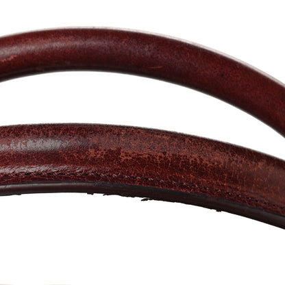 Chanel Glazed Calfskin Castle Rock Large Flap Burgundy 11 of 11