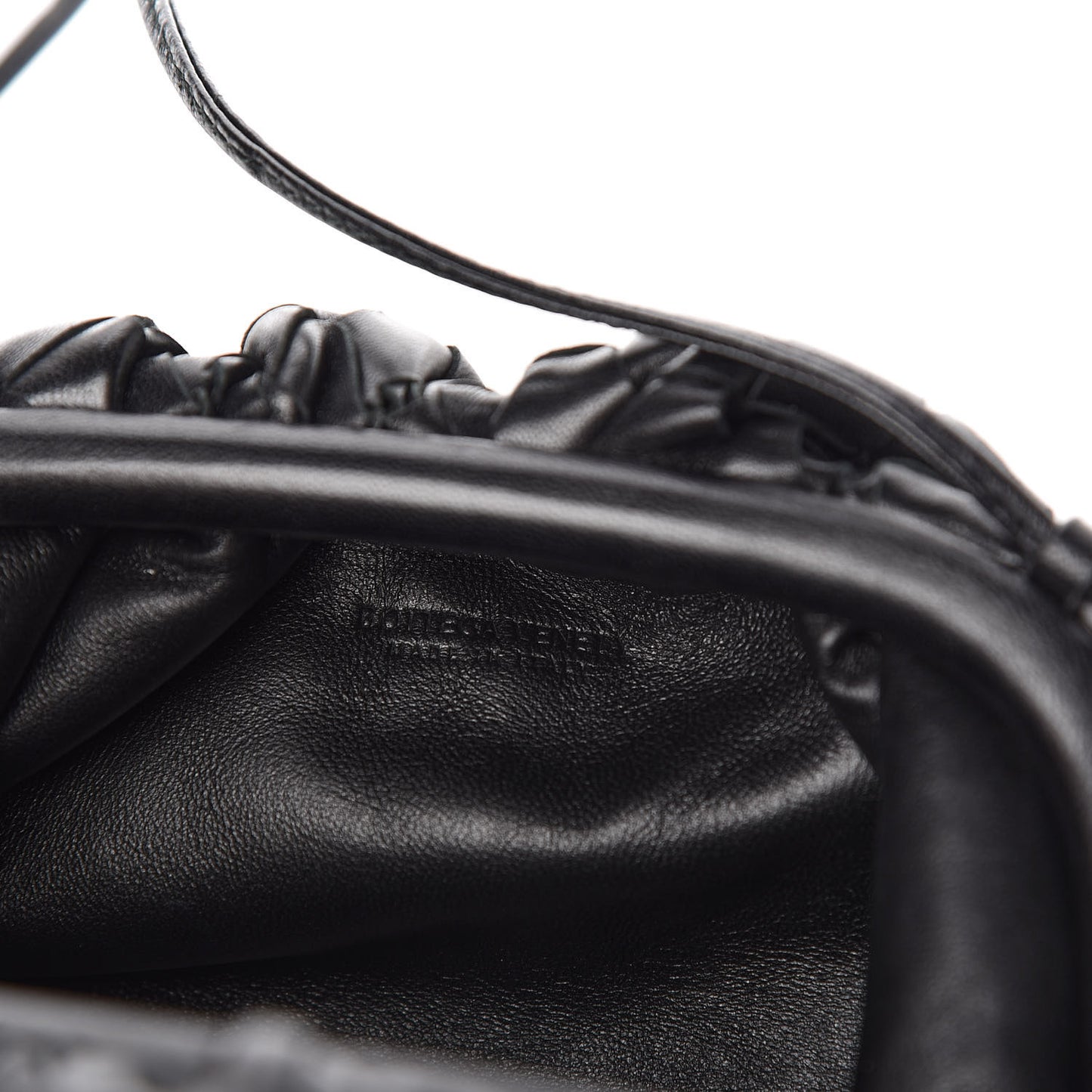 Nappa Intrecciato The Mini Pouch Black