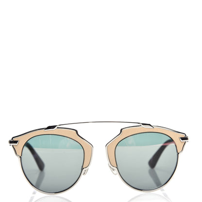 Christian Dior Mirrored So Real Sunglasses Silver Gold 2 of 11